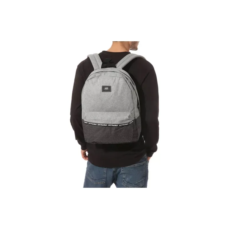 Vans Polyester Backpack Unisex Gray-5