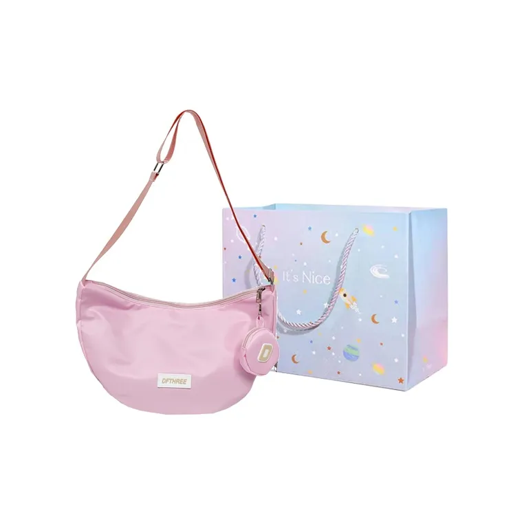 GOX Nylon Crossbody Bag, Shoulder Bag Women's White/Black/Yellow/Pink/Blue-13