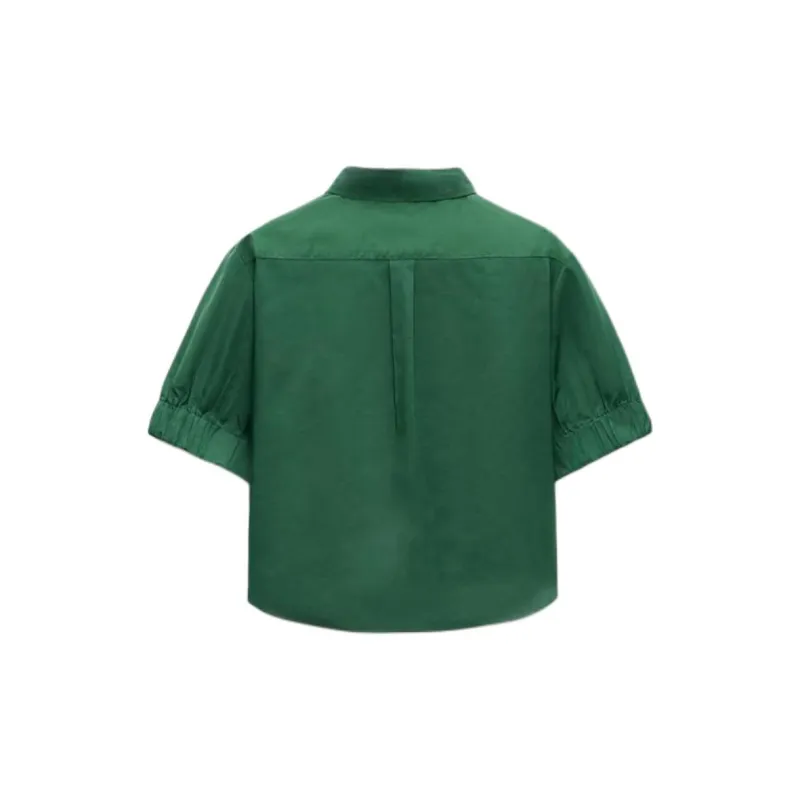 ZARA ZW Series Shirt Women's Green-1