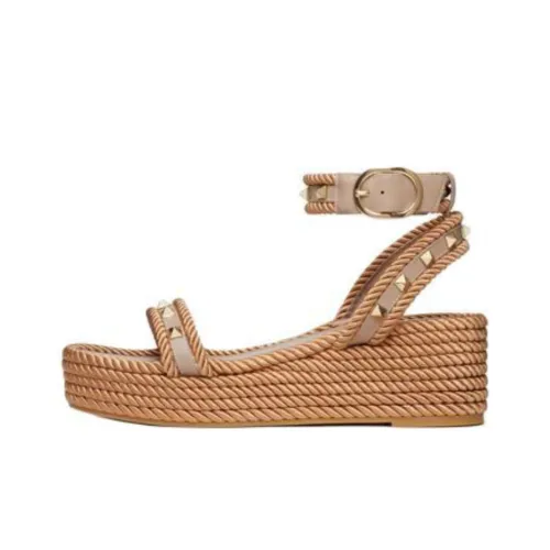 Valentino Garavani Rockstud Wedge Sandals