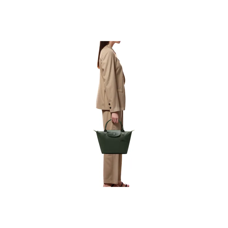 LONGCHAMP Le Pliage Green Eco Friendly Canvas Bag, Dumpling Bag, Handbag Trumpets Women's Forest Green-9