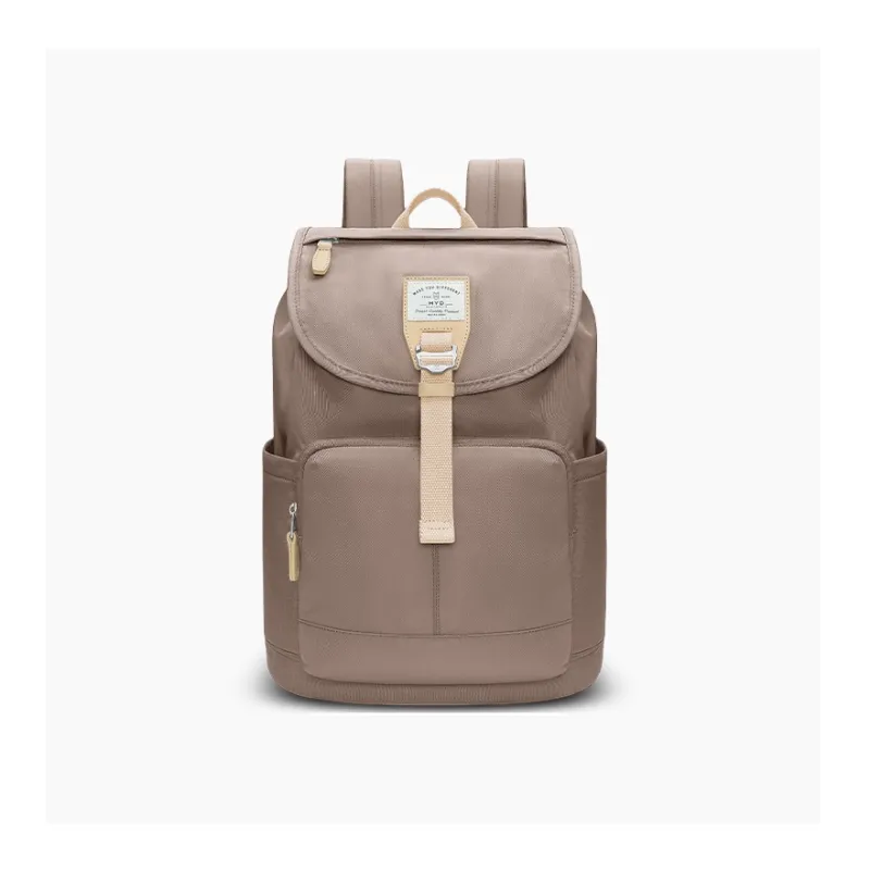 MYD Polyamide Backpack Medium Size Women's Ice Blue Mint, Honey Peach, Mocha, Grape-9