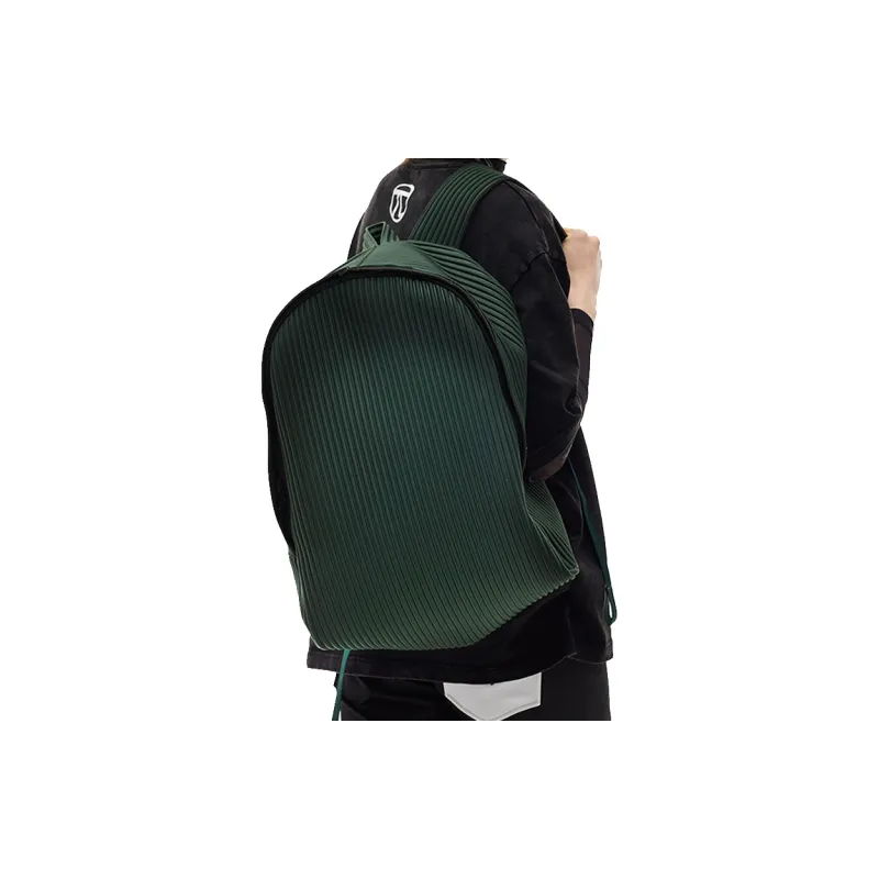TALENTEEN Polyester Lightweight Backpack Backpack Large Size Unisex Green Black Khaki-1
