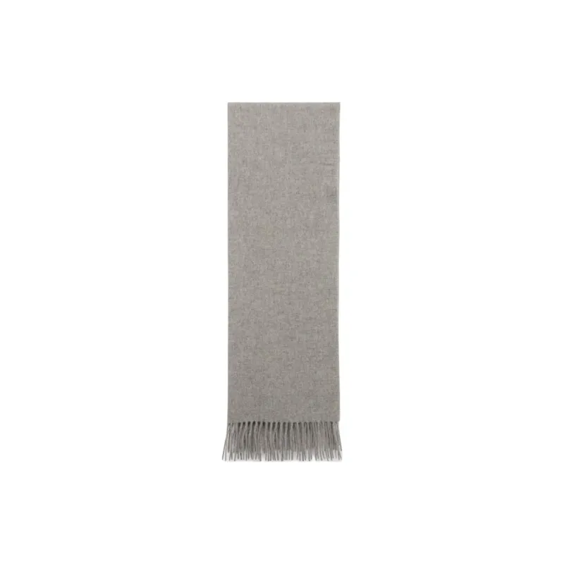 TOTEME Wool Knit Scarves Women's Gray-1