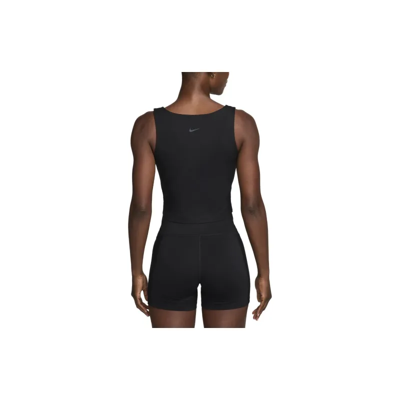 Nike One Fitted RibDri-Fit Tank Tops Women's Black-1