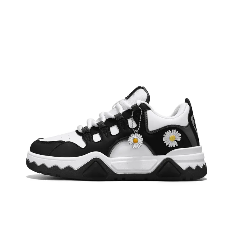 Little Daisy Small Daisy Height Increasing Wear-Resistant Breathable Slip-Resistant Low-Top Skateboard Shoes Men's-14