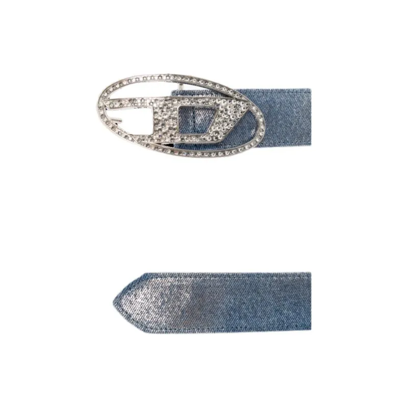 DIESEL B 1DR Embellished Denim Belt-2