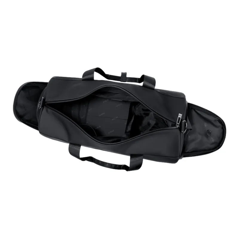 POLO Synthetic Leather Men's Travel Bag, Large Size 31L Men's Black-6