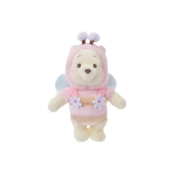 Disney Tokyo Disney Winnie The Pooh Pink Puff Dolls Plush Pendant 19cm Height