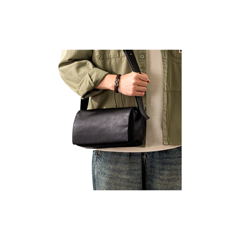 Back step Shoulder Bags Black-3