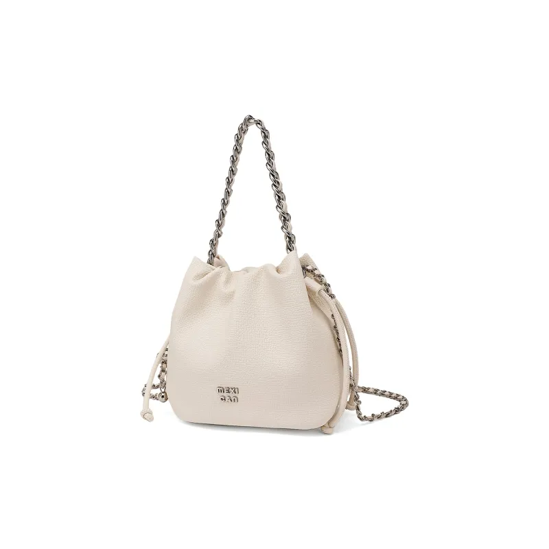 MEXICAN Polyurethane Leather Shoulder Bag Women's Midnight Black/Space Silver/Coconut Milk White-12