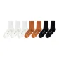 White 3-Brown 2-Black 2[7 Pack]