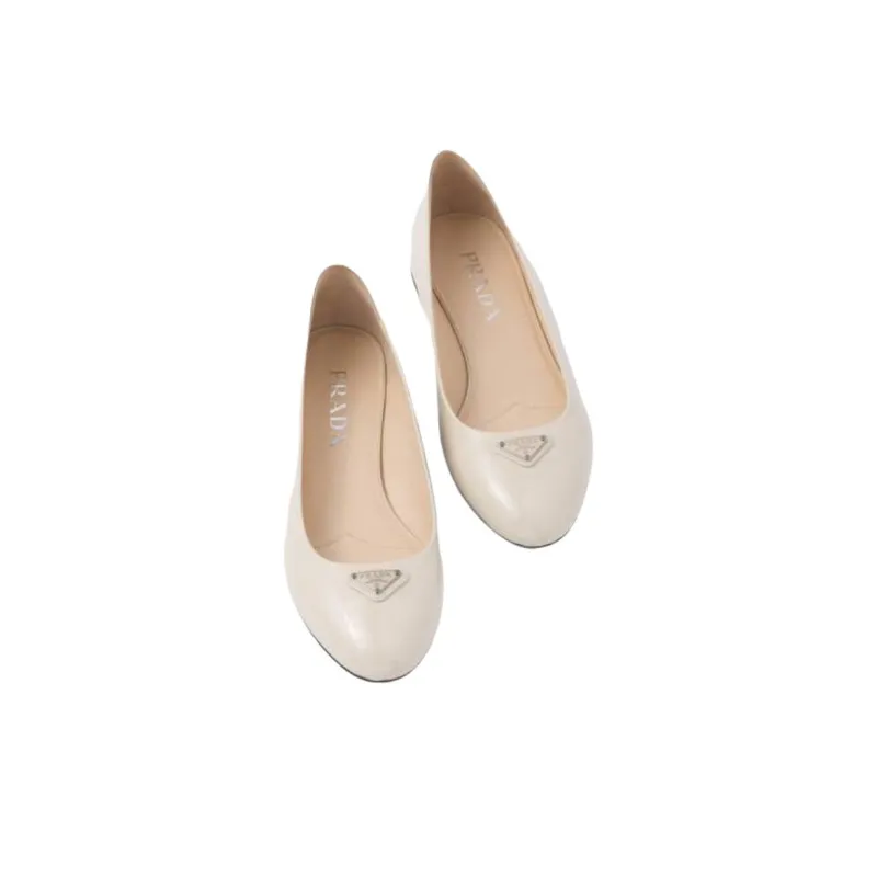 PRADA Casual Single Shoes Women's Ivory White-2