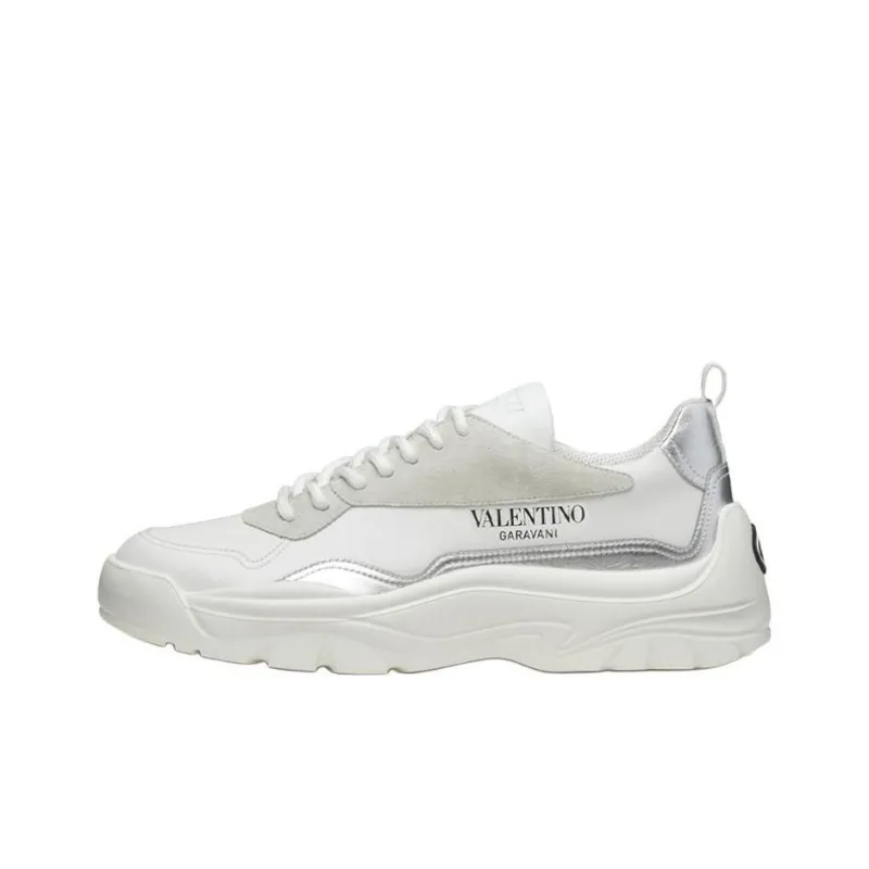 Valentino Gumboy Low Top Sports Casual Shoes Men's White-0
