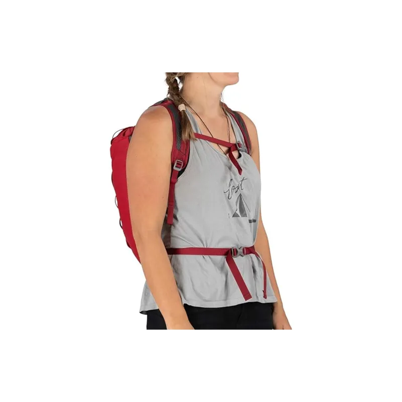OSPREY Polyester Outdoor Mountaineering Bag Backpack Regular Unisex Universe Red-2