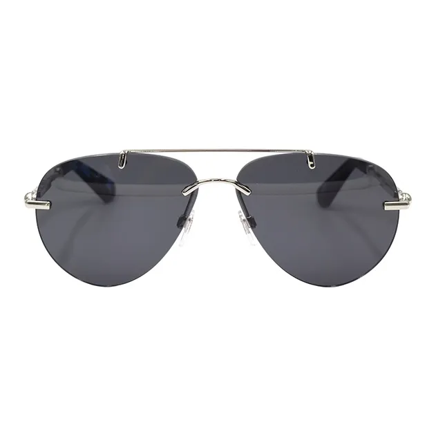 Burberry Aviator Sunglasses Women's Silver-1