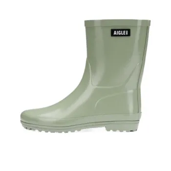 AIGLE Water-Resistant Rain Boots Women's Green S057N