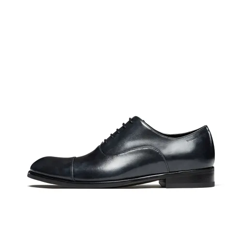 TRUFFAUT Dress Shoes Men Low-Top Iron Gray