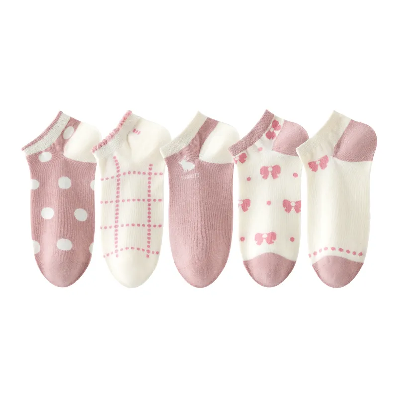 Caramella Ankle Socks Women's 5 Pack-0