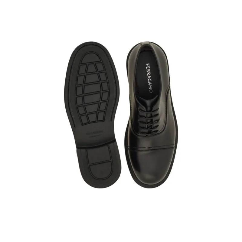 FERRAGAMO Dress Shoes Men's Black-4