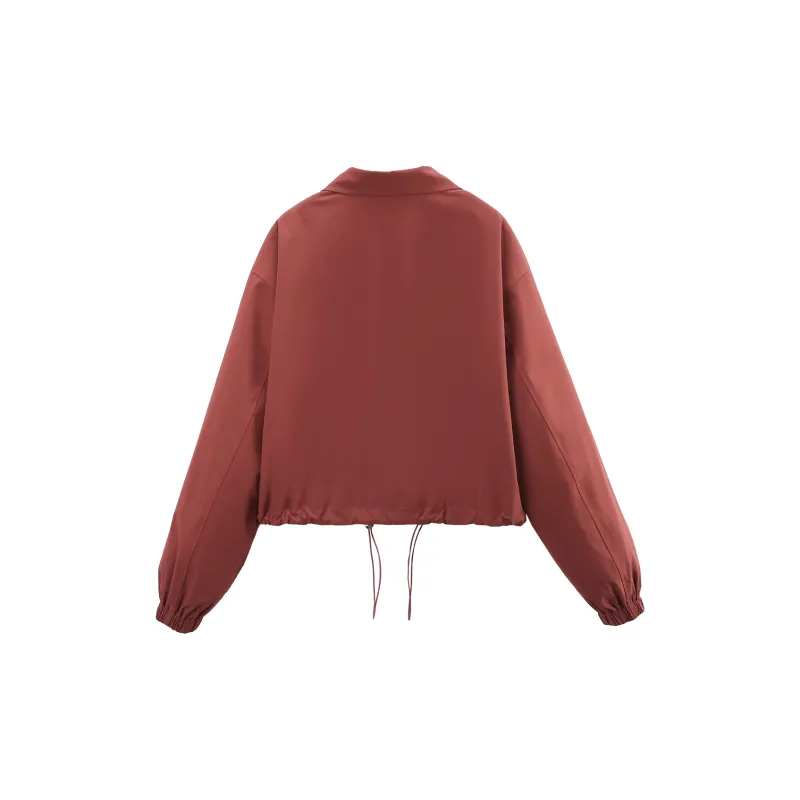 A Paradise For Awakening Jackets & Coats Women's Maroon-1