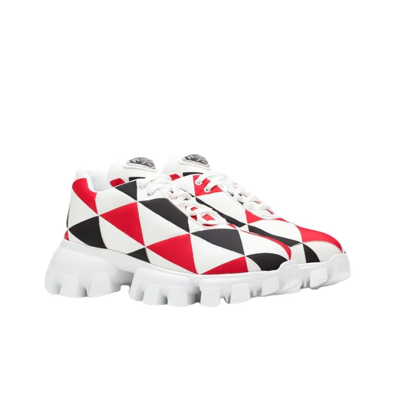 PRADA Shock Absorbers With Slip Resistant And Abrasion Resistant Properties Low Top Casual Shoes-2