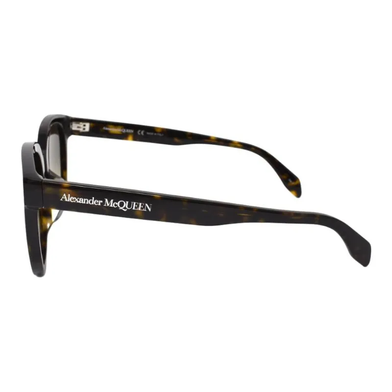McQ Alexander McQueen Plastic Oval Sunglasses Men's Brown-2