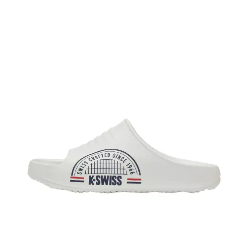 KSWISS Slip-Resistant Slide Slippers Men's White