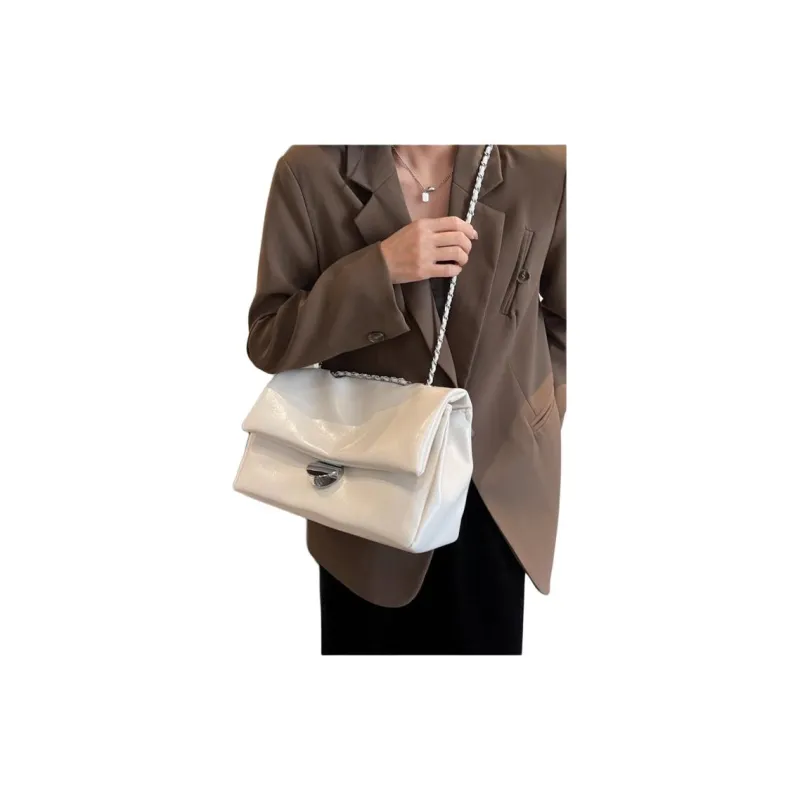 MUYKUY PU Waxed Leather Handbag, Shoulder Bag, Crossbody Bag Women's-3