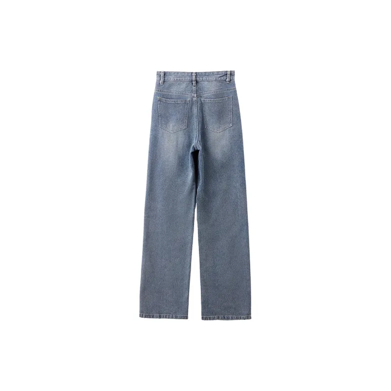 XIANGYING Jeans Women's Blue-1