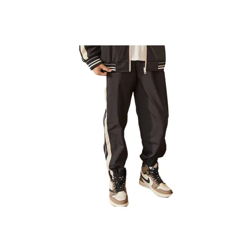 Tonlion Casual Pants Men Black