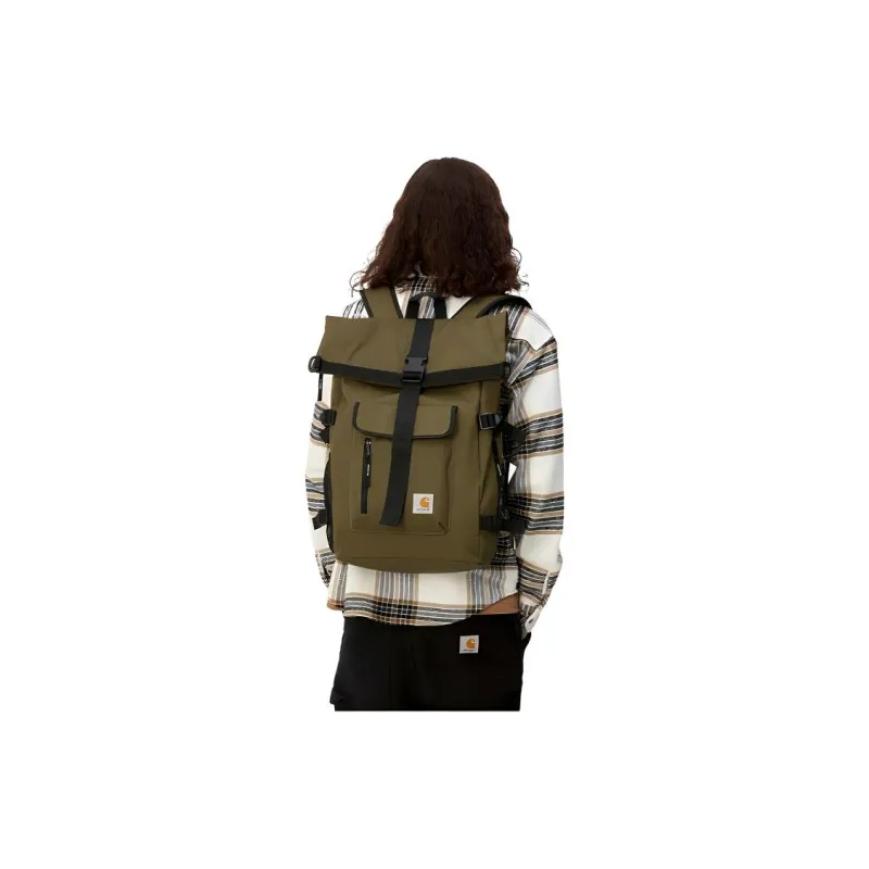 Carhartt WIP Recycled Polyester Backpack Regular Unisex Olive Green-4