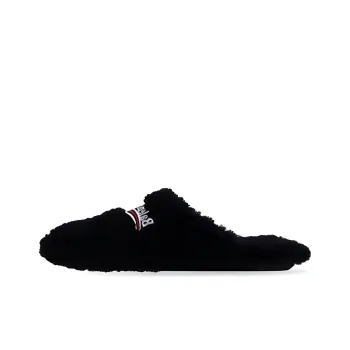 Balenciaga Furry Slides 'Black'