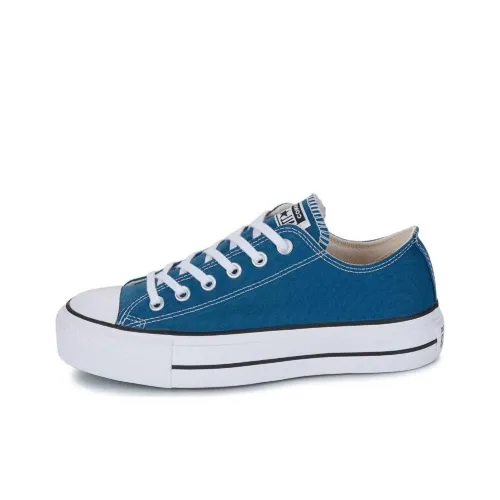 Converse All Star Lift Canvas Shoes Women's Low-Top Blue/White