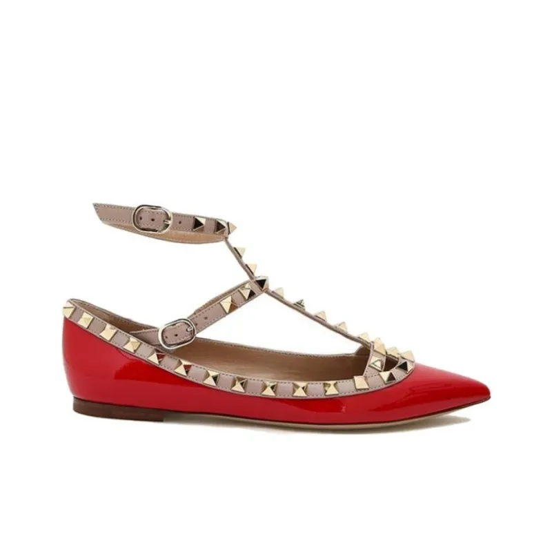 Valentino GARAVANI Casual Single Shoes Women's Red-1