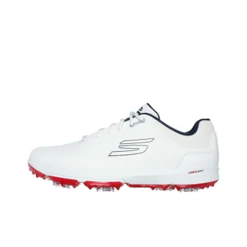 Skechers Abrasion Resistant Breathable Low Top Golf Shoes Men's White Blue