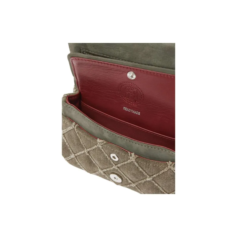 READYMADE Suede Crossbody Bag Shoulder Bag Men's Army Green-2