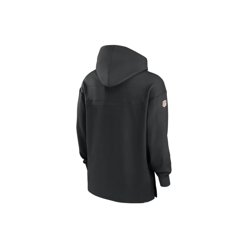 Nike Cincinnati Bengals Sideline Jersey Men's Nike Dri FIT Nfl Pullover Hoodie-1