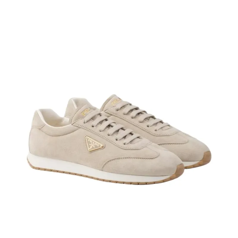 PRADA Low Top Casual Shoes Men's Khaki-2