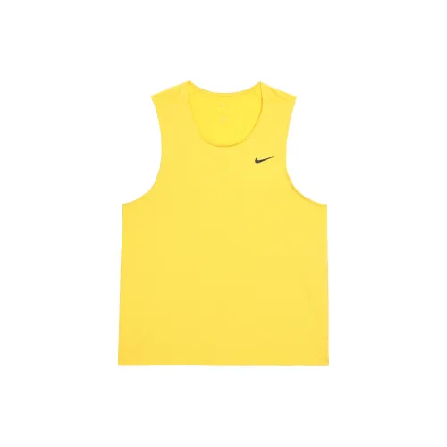 Nike DRI-FIT READY Tank Tops Men Yellow