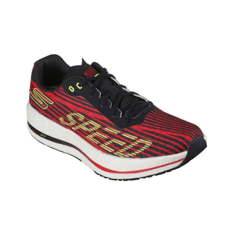 Skechers Go Run Razor 4 Anti-Slip Wear-Resistant Running Shoes Men's Red-2
