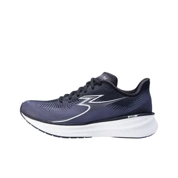 361° Cushioned Wear-Resistant Breathable Low-Top Training Running Shoes Men's Black Blue