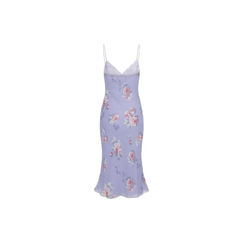 Realisation Par SS24 The Jaime Slip Dress Women's Peony Purple Peony-1