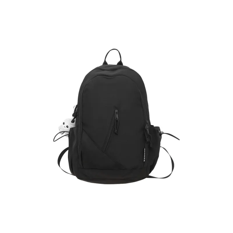 GOX Nylon Backpack Regular Unisex White/Black/Brown/Gray-6