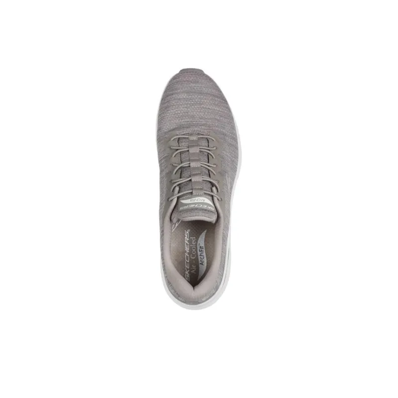 Skechers Anti Slip Wear Resistant Low Top Casual Shoes Men's Gray-3