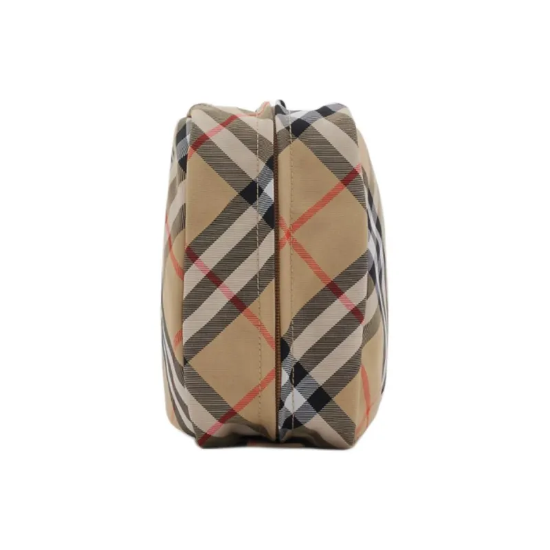 Burberry Polyester Coated With Polyurethane Clutch Men's Sand-1