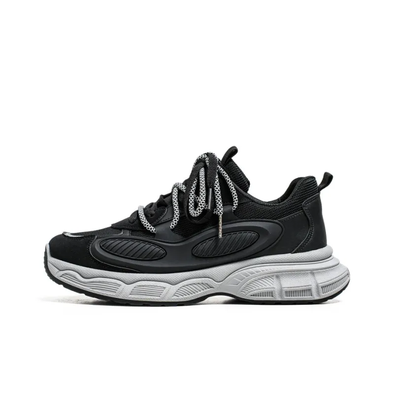 Grumpy Ram Wear Resistant Height Increasing Low Top Chunky Sneakers Men's-8