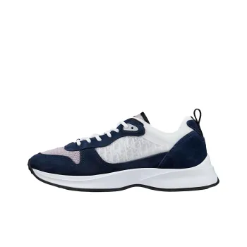DIOR B25 Runner Navy Oblique Suede