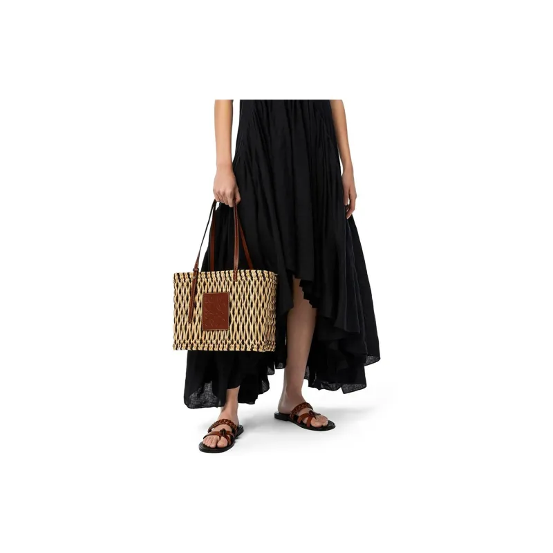 LOEWE Square Basket Handbags-5