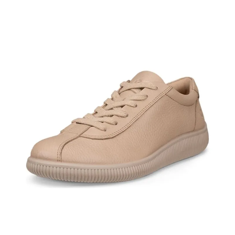 Ecco Anti Slip Wear Resistant Low Top Casual Shoes Women's Nude-2